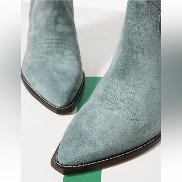 NIB Isabel Marant Darizo Ankle booties in Sea Green size 36 - Picture 13 of 17